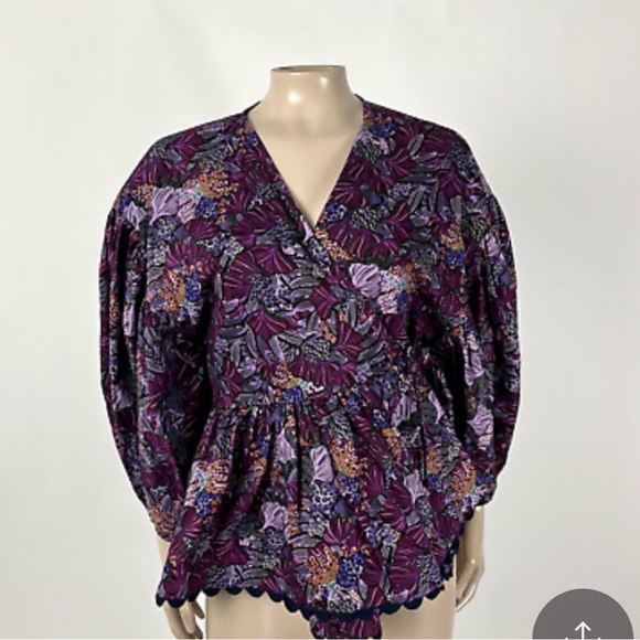 Kika Vargas - Target Purple Blouse NWT size Small - Picture 2 of 7